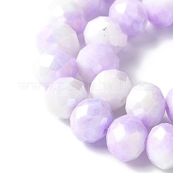 Стеклянные бусины с гальваническим покрытием &nbsp;LAMP-S068-11B