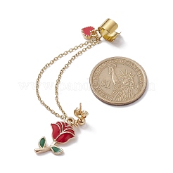 Цепочки для сережек-манжет из нержавеющей стали 304 EJEW-JE05640-04