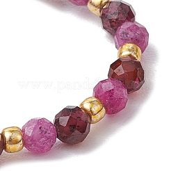 Растягивающиеся кольца из натурального граната RJEW-JR00867-06