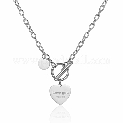 Подвеска в форме сердца из нержавеющей стали&nbsp;SN2723-2