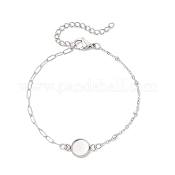 Изготовление браслета-скрепки из нержавеющей стали 304&nbsp;BJEW-JB13070-02