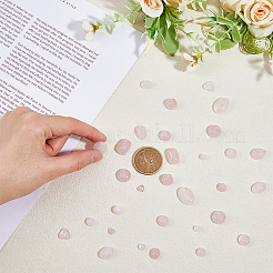 32 шт. 12 стиля натурального розового кварца кабошоны G-FH0002-18