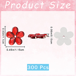 300шт полупрозрачные кабошоны из смолы RESI-GF0001-13A