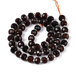 Натуральный оранжевый гранатовый бисер пряди G-T144-A01-05