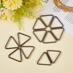 12 шт. треугольные железные соединительные кольца&nbsp;IFIN-CP0002-96B