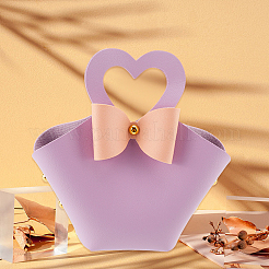 10 набор 5 цветов из искусственной кожи своими руками наборы для изготовления кошелька в форме сердца и цветка PURS-CL0001-02