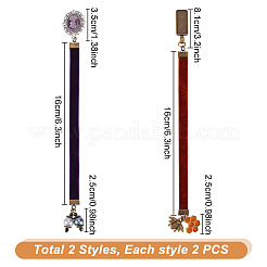 Закладки из бархатной ленты AJEW-DR00004