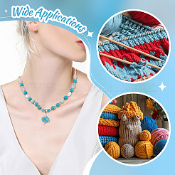 5 шт. фарфоровые подвески-маркеры для фиксации стежков HJEW-NB00275