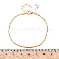 Браслеты-змейки из нержавеющей стали 304 для женщин&nbsp;BJEW-G775-02G