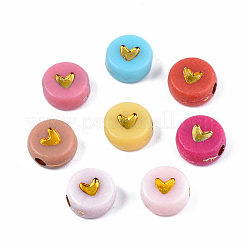 Непрозрачные акриловые бусины&nbsp;X-PACR-N006-50-A01