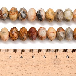 Природные сумасшедший агат бисер нитей&nbsp;G-C259-A04-6x10mm
