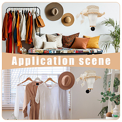 Деревянные в форме головы&nbsp;AJEW-WH0816-103EB