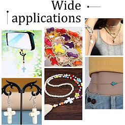 128 шт. подвески из окрашенного дерева в двух стилях WOOD-PH0002-49