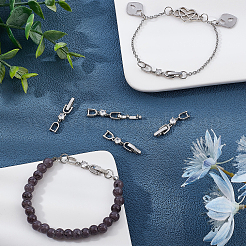 12 шт. латунная удлинительная цепь&nbsp;ZIRC-SC0001-22