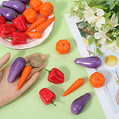 40шт 4 вида пенопластовых искусственных овощей AJEW-GF0009-58