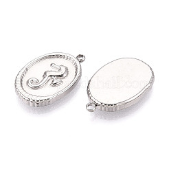 Овал из нержавеющей стали 304 с подвесками в виде морского домика STAS-T069-47P