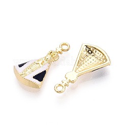 Подвески из сплава берлинской лазури с эмалью PALLOY-T092-14G