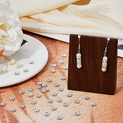 200 шт. Латунные бусины со стразами RB-DC0001-07