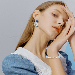 80шт 4 стильные латунные бусины&nbsp;KK-DC0002-97