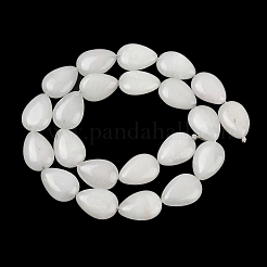 Бусины из натурального белого нефрита&nbsp;G-Z105-B01-01A