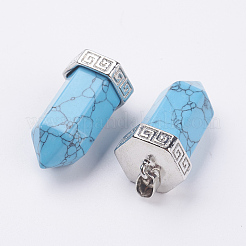 Подвески с натуральным / синтетическим смешанным камнем&nbsp;G-E442-03