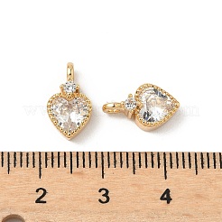 Латунные микро проложить кубического циркония подвески KK-S531-02G