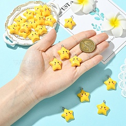 Подвески из непрозрачной смолы 20 шт.&nbsp;RESI-YW0005-08