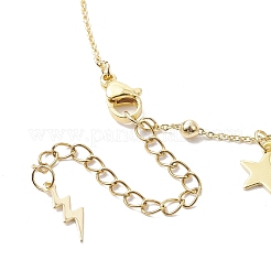 Припаянный браслет из троса из нержавеющей стали AJEW-AN00575