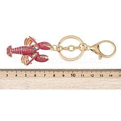 Брелок-подвеска в форме лобстера из сплава KEYC-P022-01G
