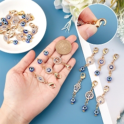 20 шт. подвесные украшения на тему сглаза HJEW-PH0001-77