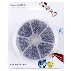 1 коробка с железным покрытием с кольцами от 4 до 10 мм в диаметре антикварная бронза для изготовления ювелирных изделий IFIN-PH0001-06AB-NF