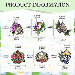 12 шт. 6 акриловых подвески&nbsp;MACR-CJ0001-68