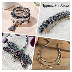 Непрозрачный 6/0 стеклянный бисер&nbsp;SEED-S023-01A-09