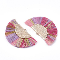 Подвески из рафии с кисточками&nbsp;FIND-T026-22