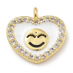 Стойка покрытие латунь микропаве прозрачный кубический цирконий с эмалевыми подвесками&nbsp;KK-G515-12B