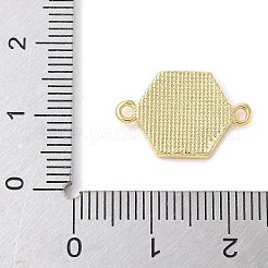 Подвески-соединители из натуральной белой латуни&nbsp;KK-S522-03F-G