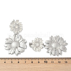 Серьги-гвоздики из нержавеющей стали 304 EJEW-G423-18P