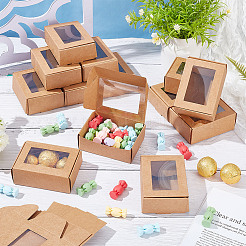 Прямоугольные бумажные складные подарочные коробки&nbsp;CON-WH0094-46D-01