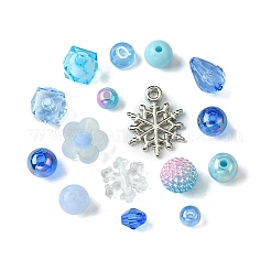 Прозрачные акриловые бусины смешанного стиля&nbsp;MACR-FS0001-60