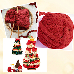 4 рулон мягкой пряжи для вязания крючком&nbsp;OCOR-SP0001-01F