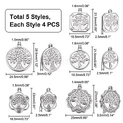 20 шт. 5 подвески из нержавеющей стали 304 STAS-DC0004-16