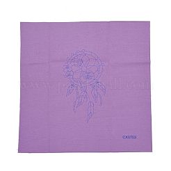 Тканая сетка/паутина своими руками с набором для вышивания узором из перьев DIY-O021-17B