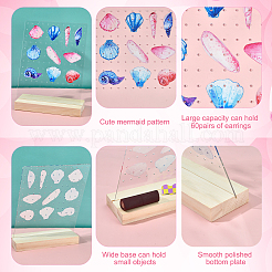 Акриловые выставочные витрины сережек&nbsp;ODIS-WH0011-44