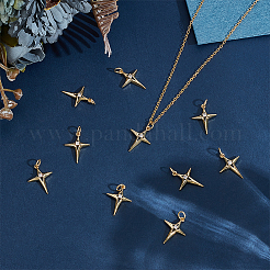 10шт латунные подвески с микропаве и кубическим цирконием&nbsp;PALLOY-ME00027