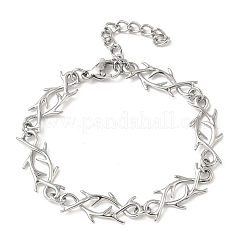 Браслеты-цепочки из нержавеющей стали 304 для женщин&nbsp;BJEW-D385-07P