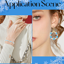 300шт бусины из полимерной глины ручной работы CLAY-SC0001-83