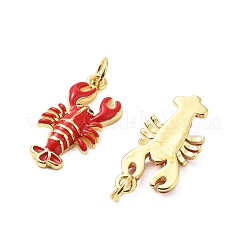 Латунь эмаль подвески&nbsp;KK-L237-027G-02