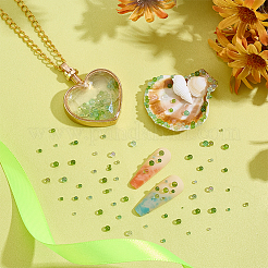 12 набор стеклянных бусин 6 цветов&nbsp;GLAA-PH0003-92