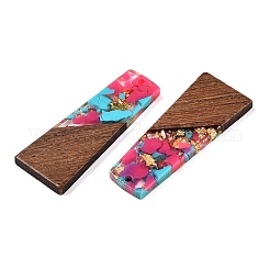 Подвески из непрозрачной смолы и ореха RESI-T058-04I