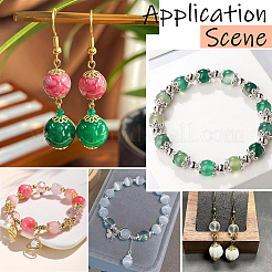 350 шт. 5-цветные колпачки для бусин из сплава с эмалевыми оправами&nbsp;FIND-PA0001-08